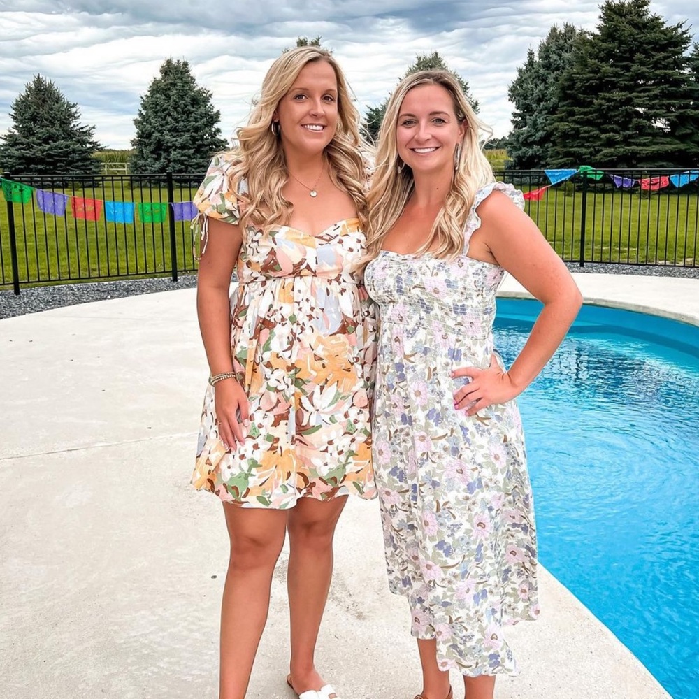 Abercrombie & Fitch Floral Mini Dress - Multicolor